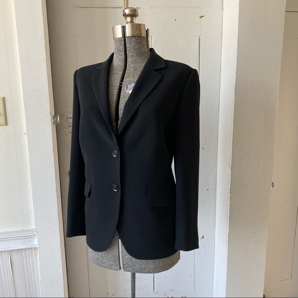 Basler Black 2 button M-Notch Lapel Blazer Jacket - Picture 3 of 10